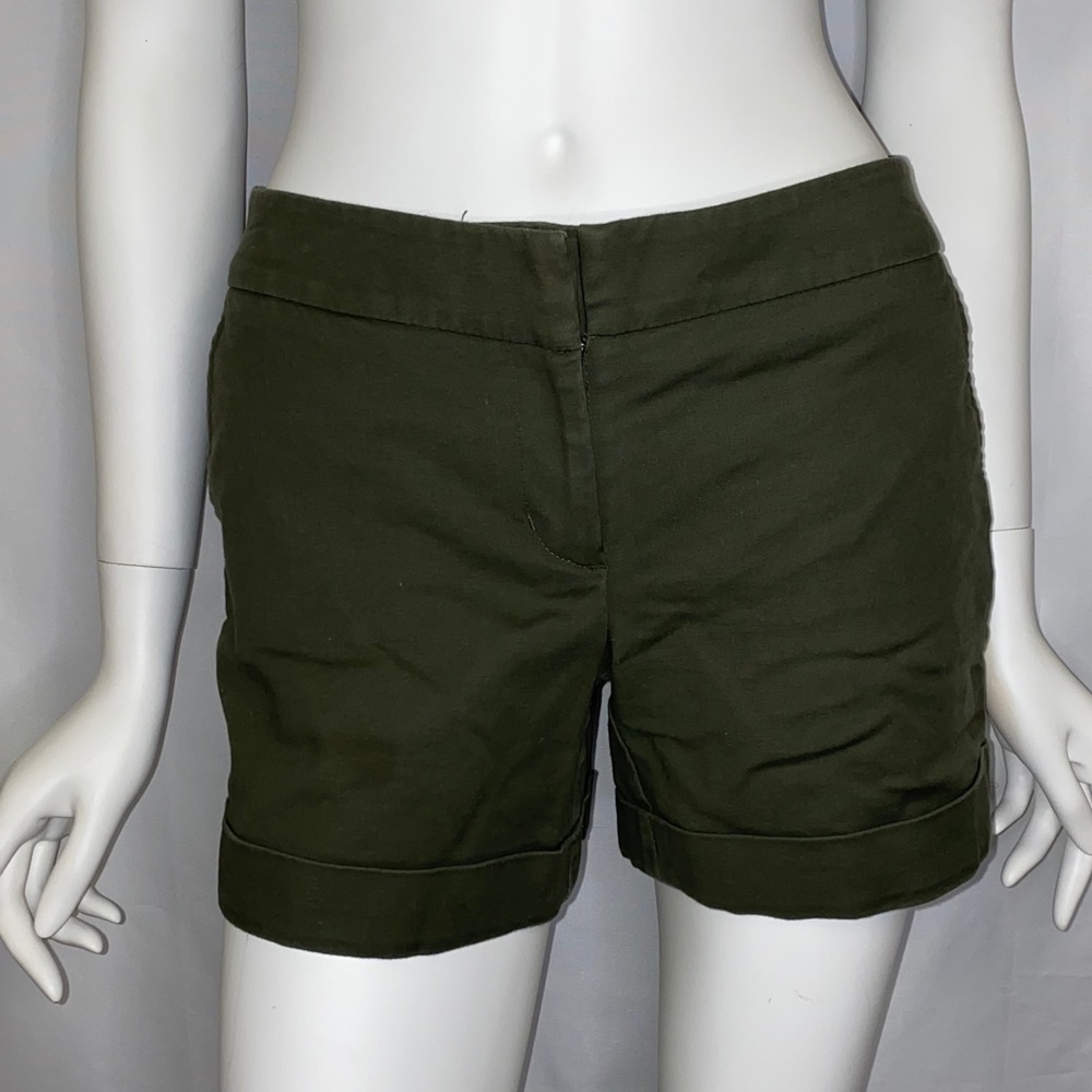 Army green dress shorts